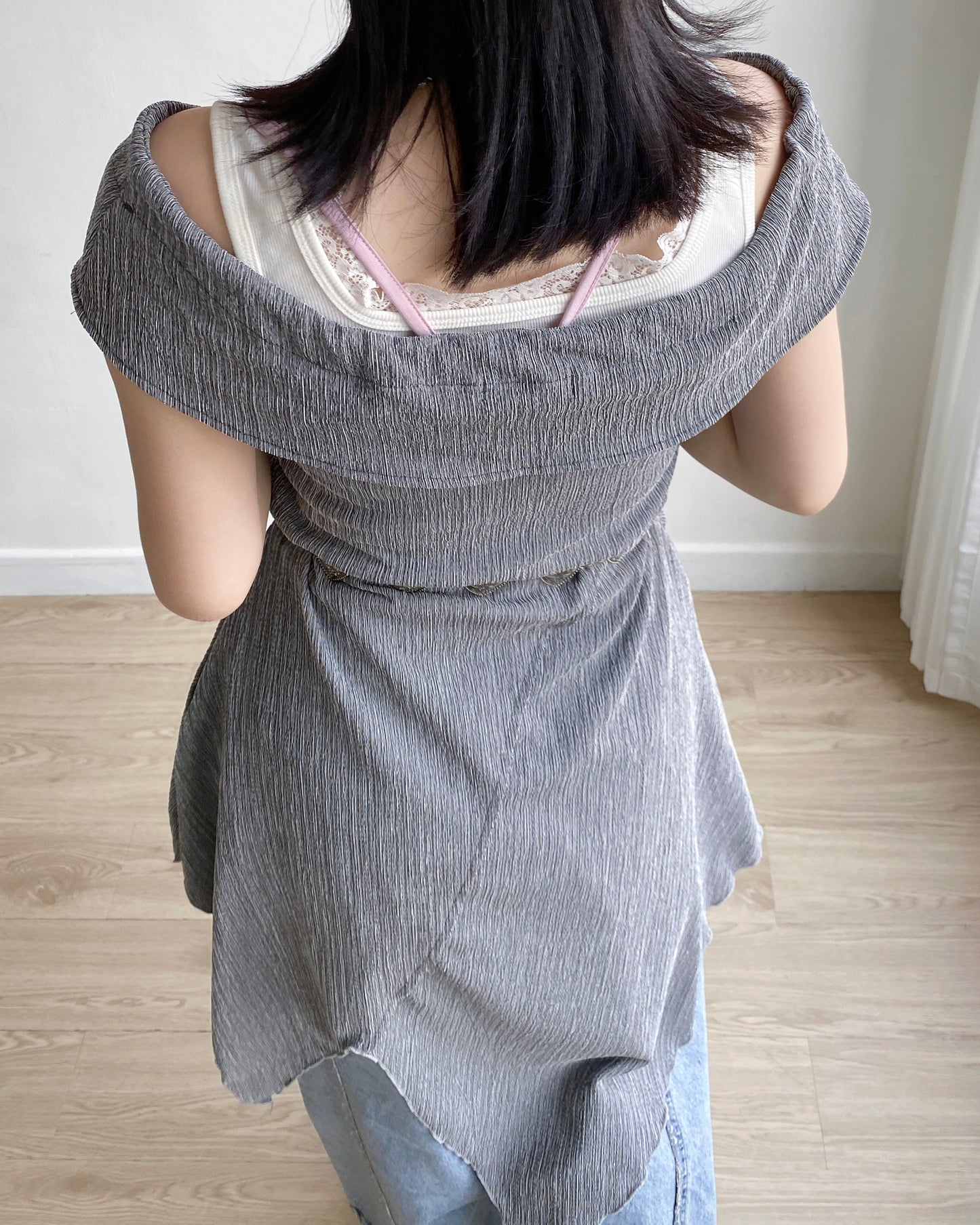 DS276 2way Shirring OPS - Olive | Charcoal