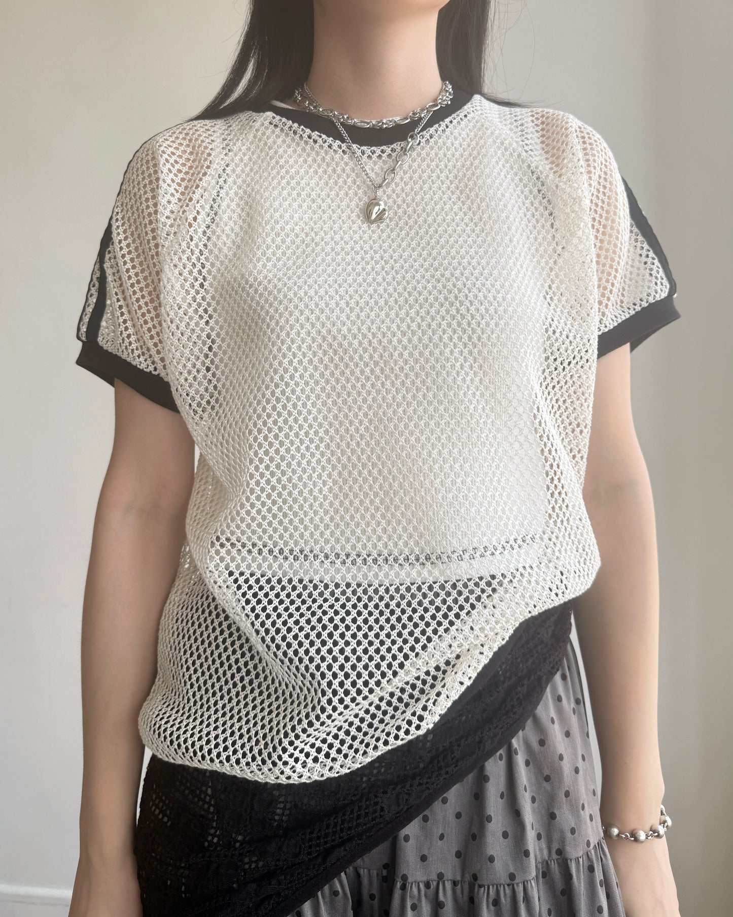 TP530 Track Mesh Short-sleeve TOP - Khaki | Black