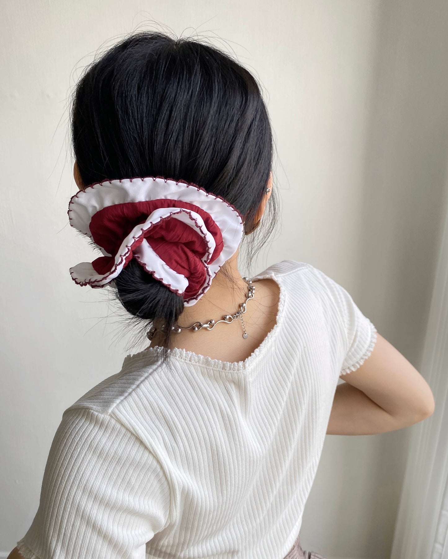 (🥨買2送1) KA337 Hair Accessories - Red | Blue