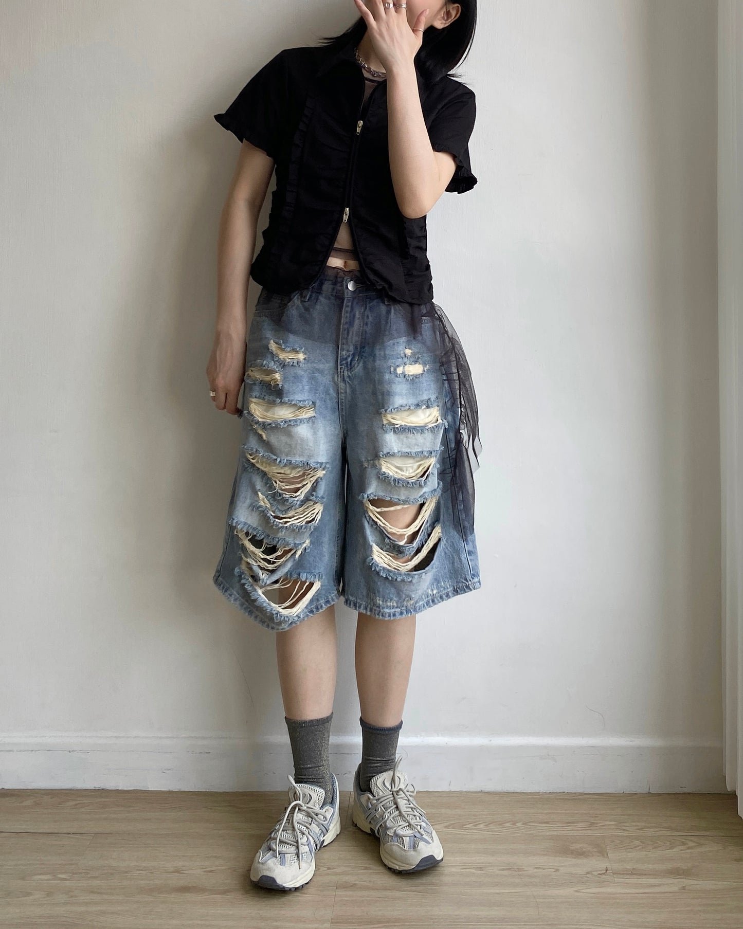 SP018 Vintage Short - Blue