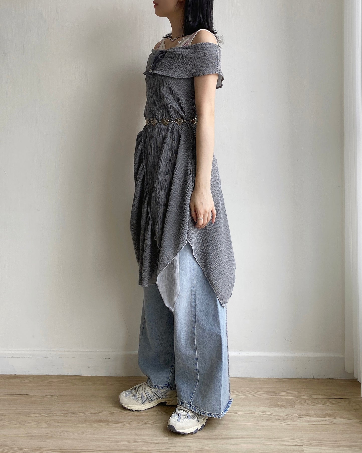 DS276 2way Shirring OPS - Olive | Charcoal