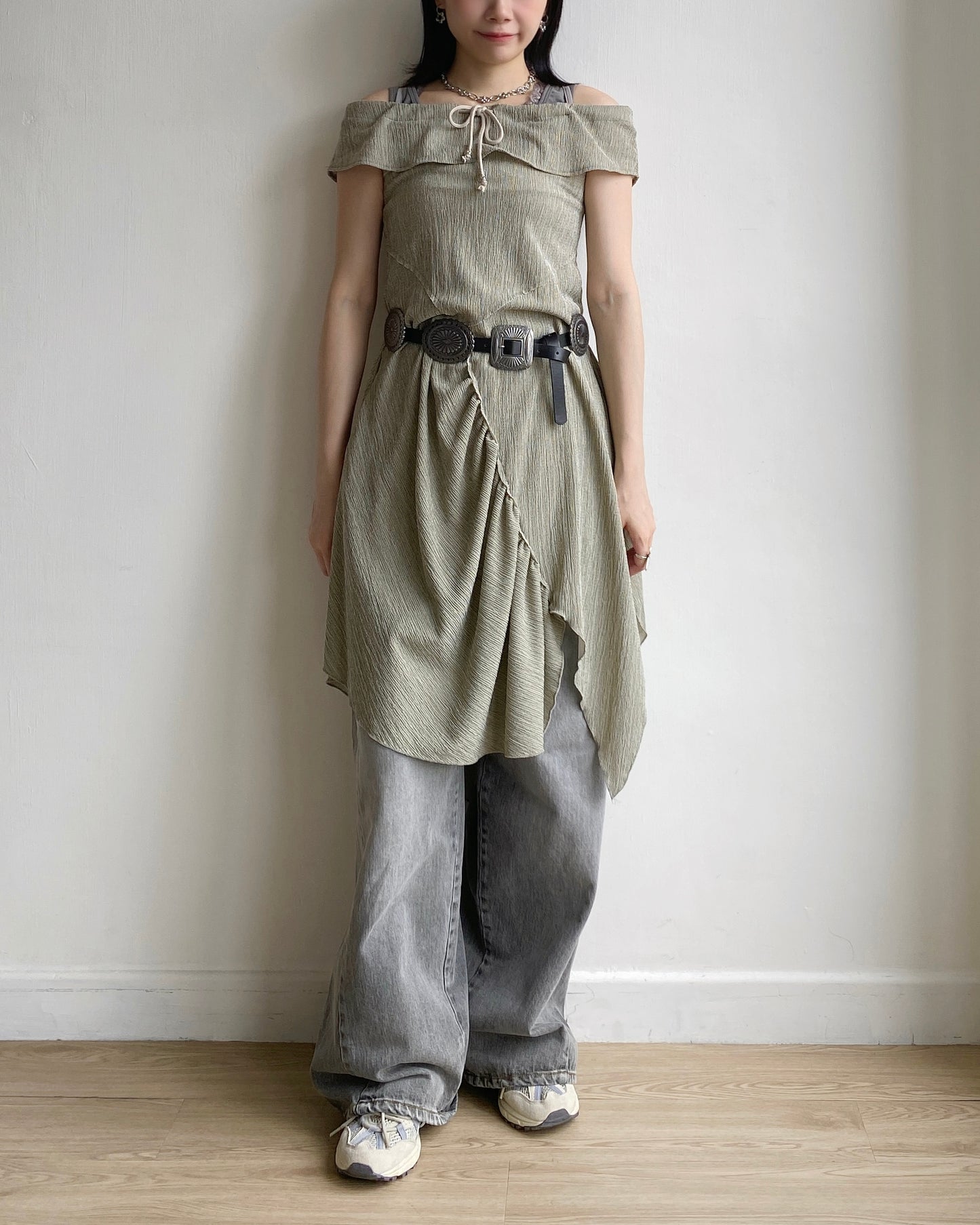 DS276 2way Shirring OPS - Olive | Charcoal