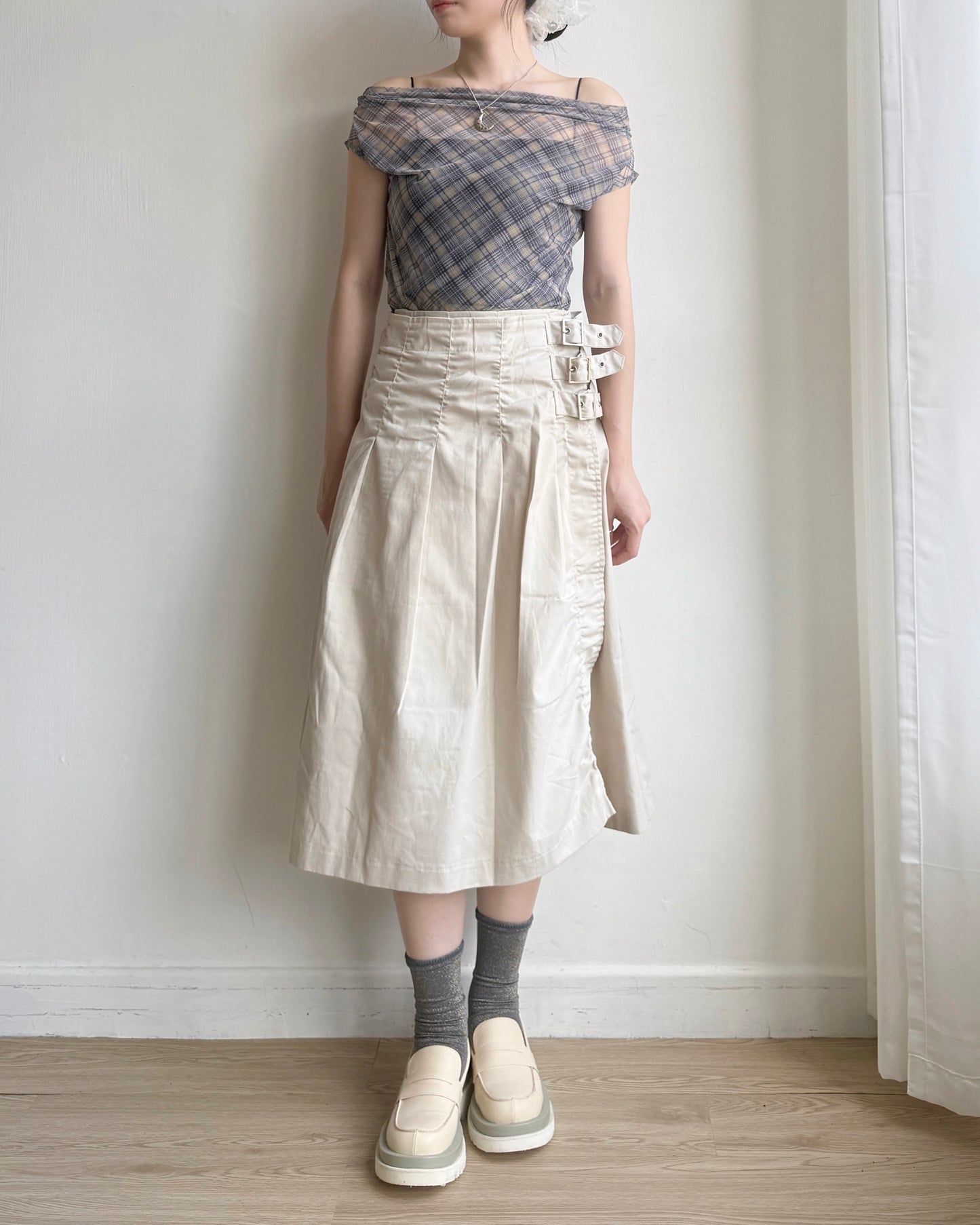 SK200 Wrap Skirt - Khaki | Beige | Black