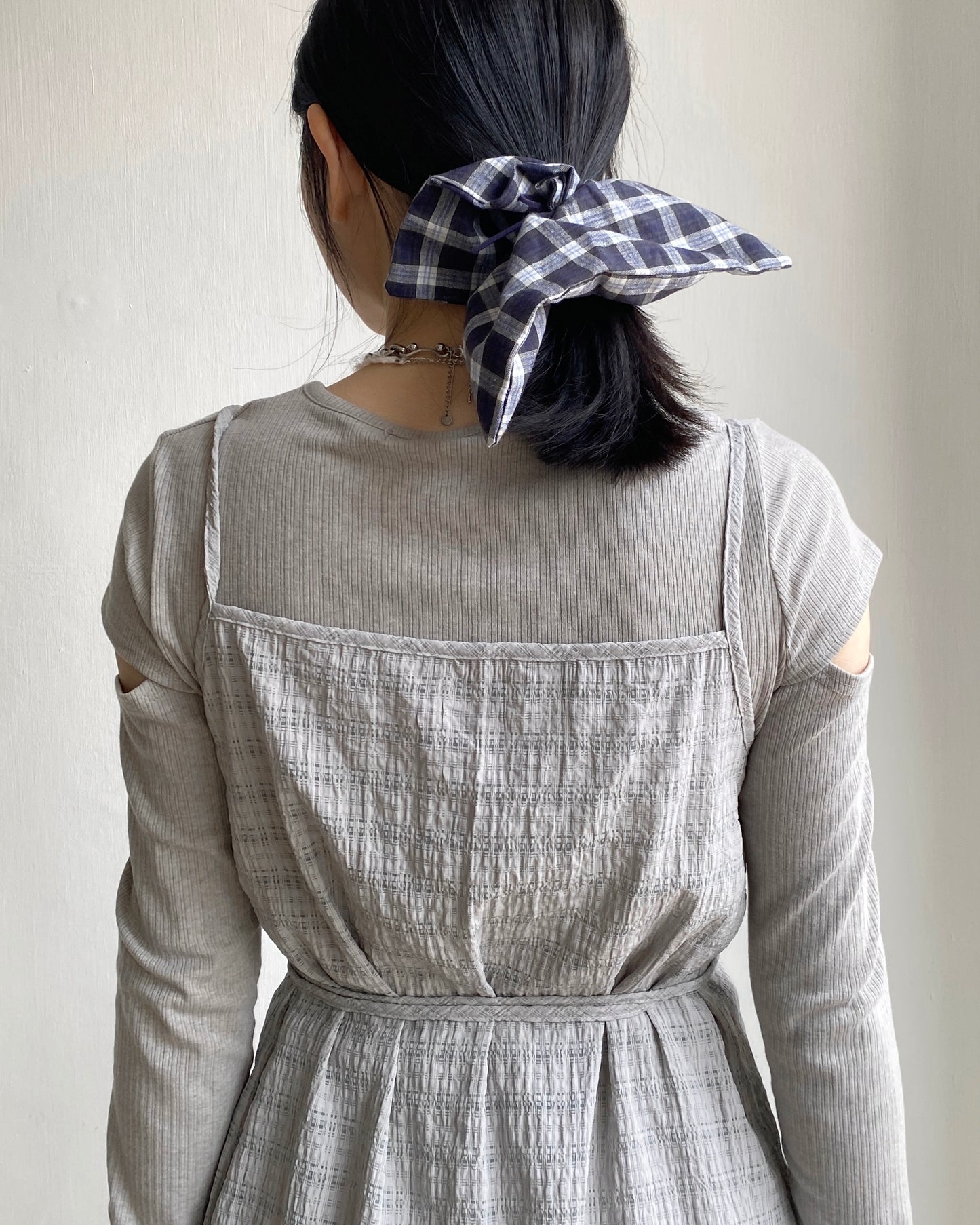 (🥨買2送1) KA334 Square Hair Accessories - Checkered