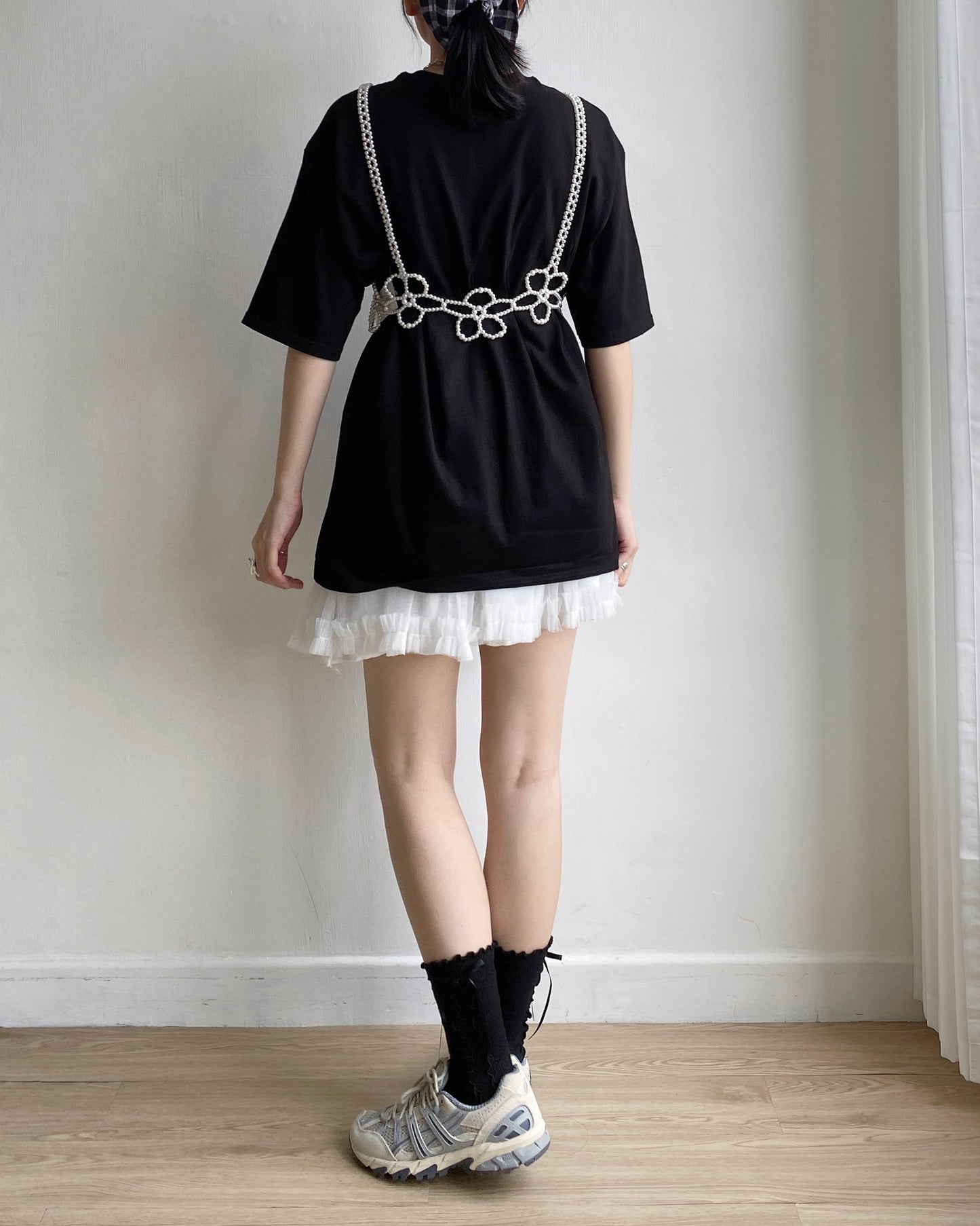 TP521 Oversize Print TEE - White | Gray | Black