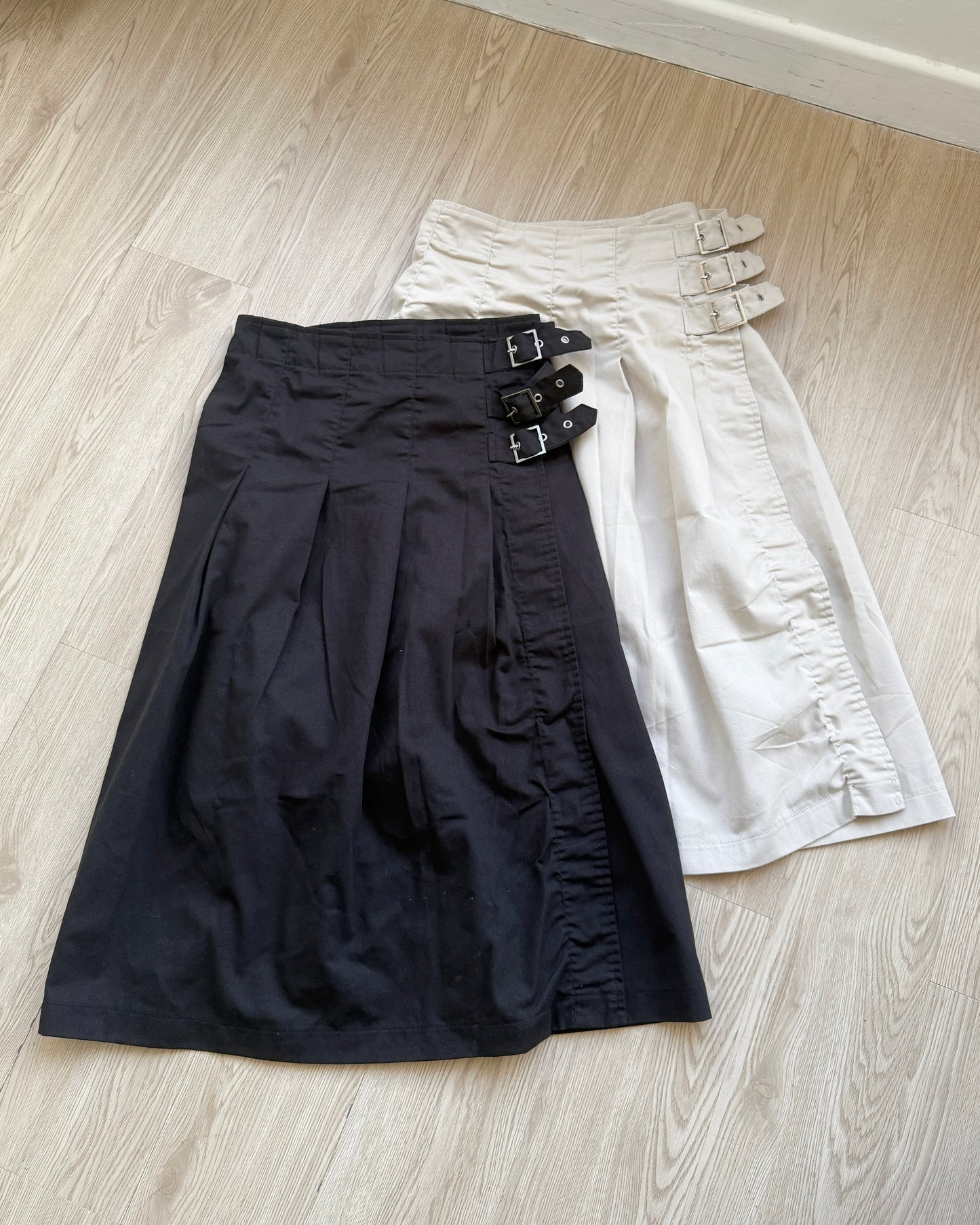SK200 Wrap Skirt - Khaki | Beige | Black