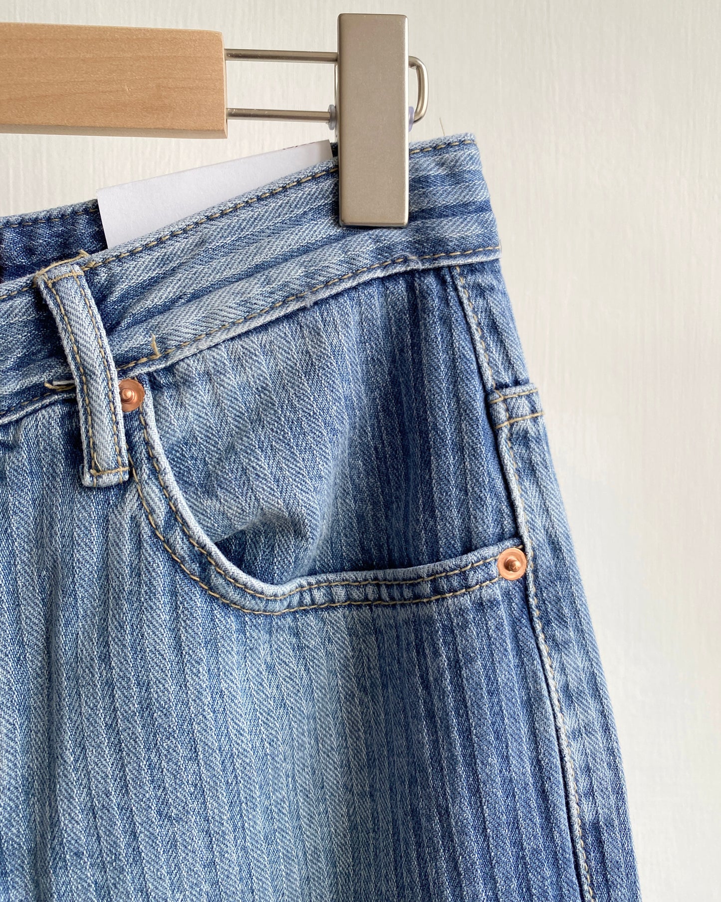 JN059 Stripe Jeans - Blue