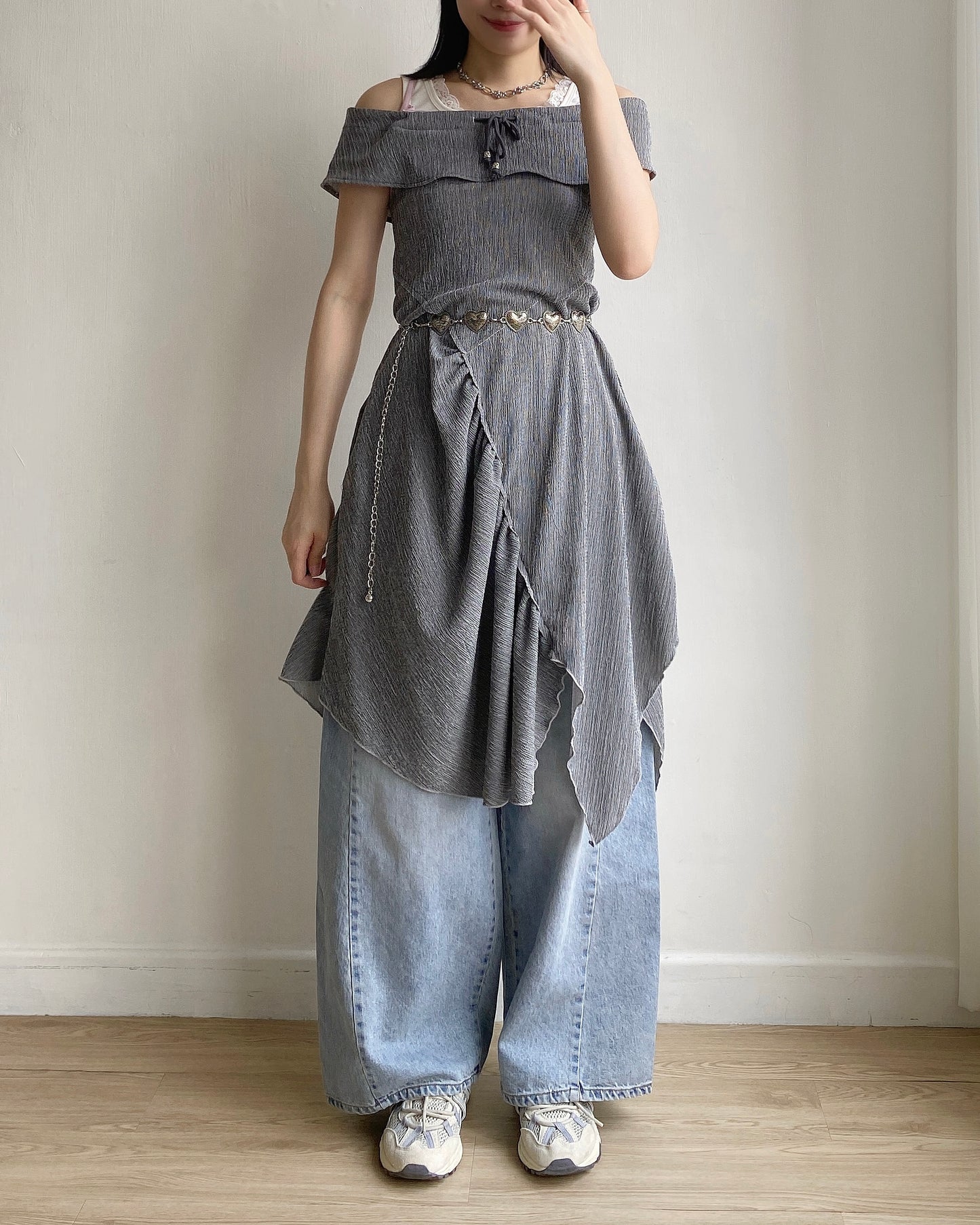 DS276 2way Shirring OPS - Olive | Charcoal