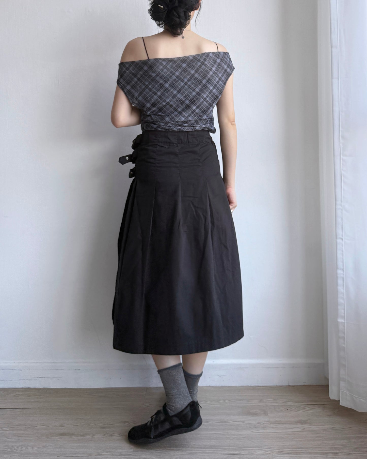 SK200 Wrap Skirt - Khaki | Beige | Black