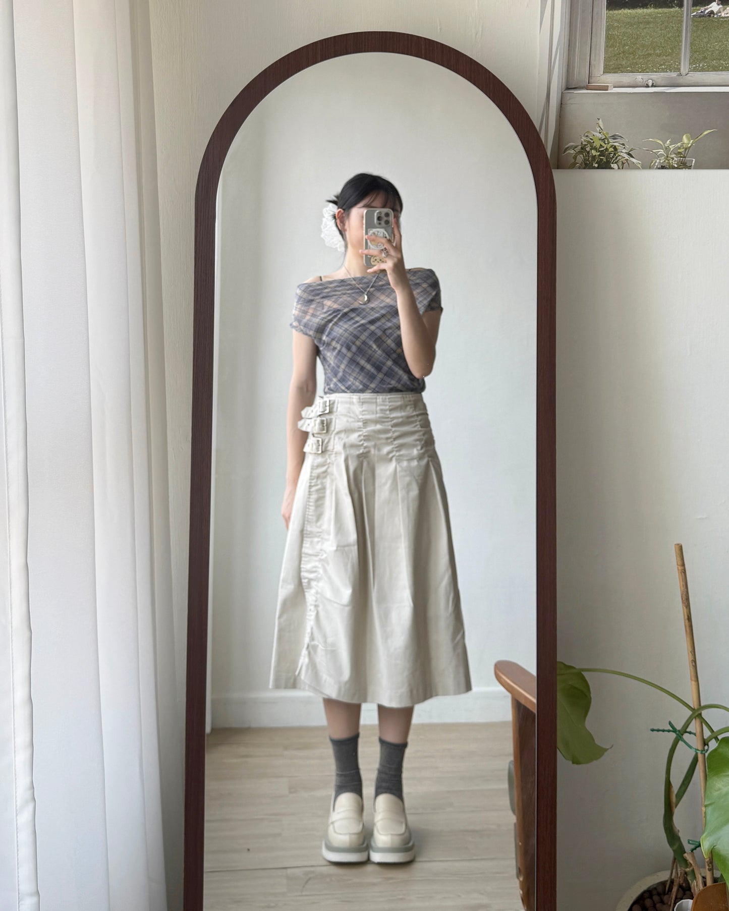 SK200 Wrap Skirt - Khaki | Beige | Black