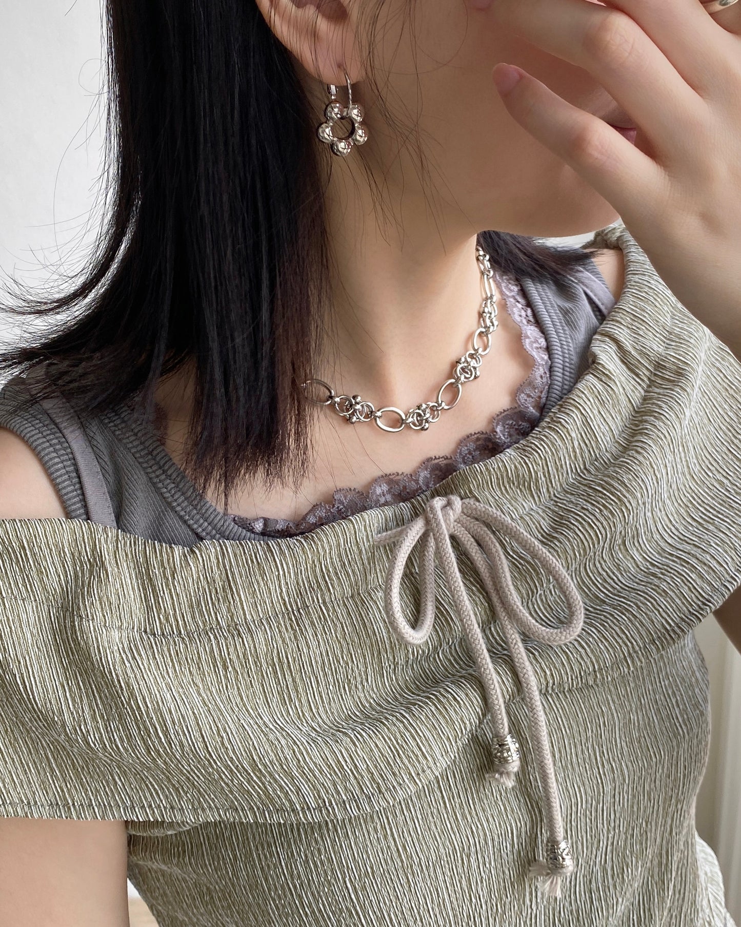 DS276 2way Shirring OPS - Olive | Charcoal