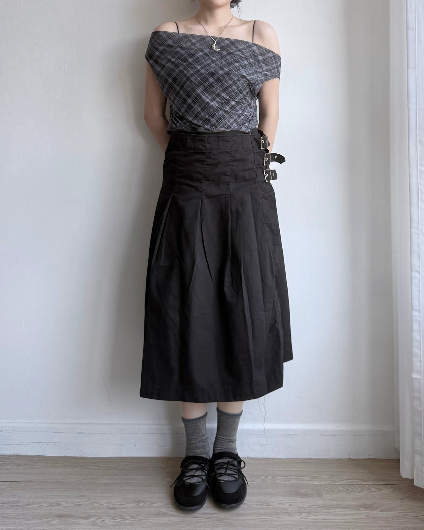 SK200 Wrap Skirt - Khaki | Beige | Black