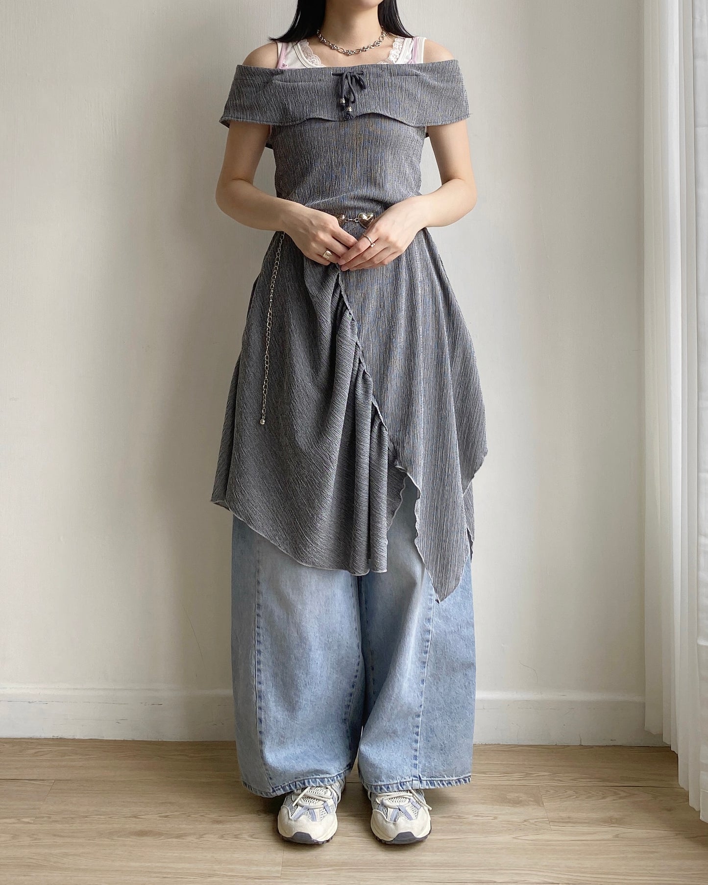 DS276 2way Shirring OPS - Olive | Charcoal
