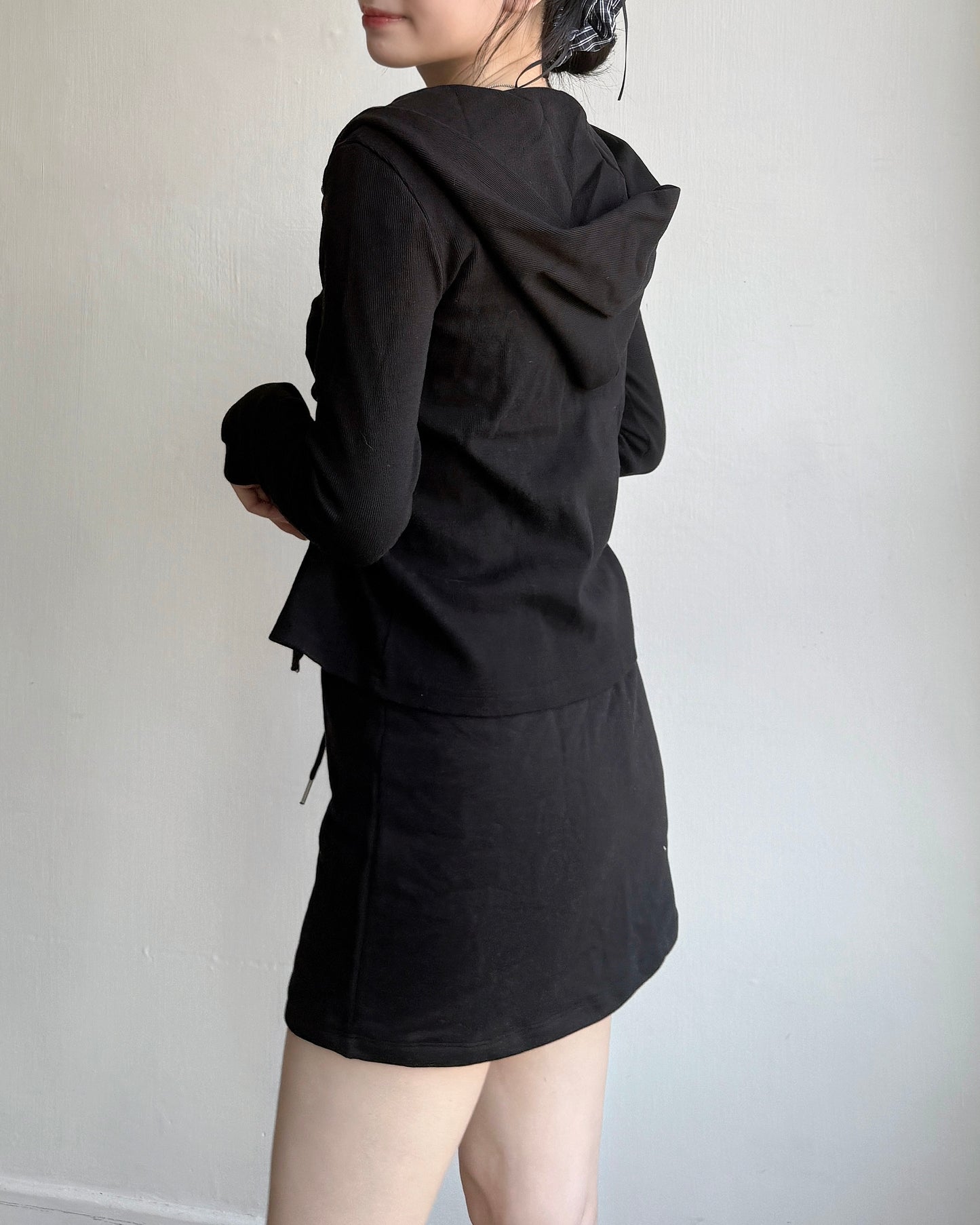 SP019 Pintuck Skort - White | Gray | Black