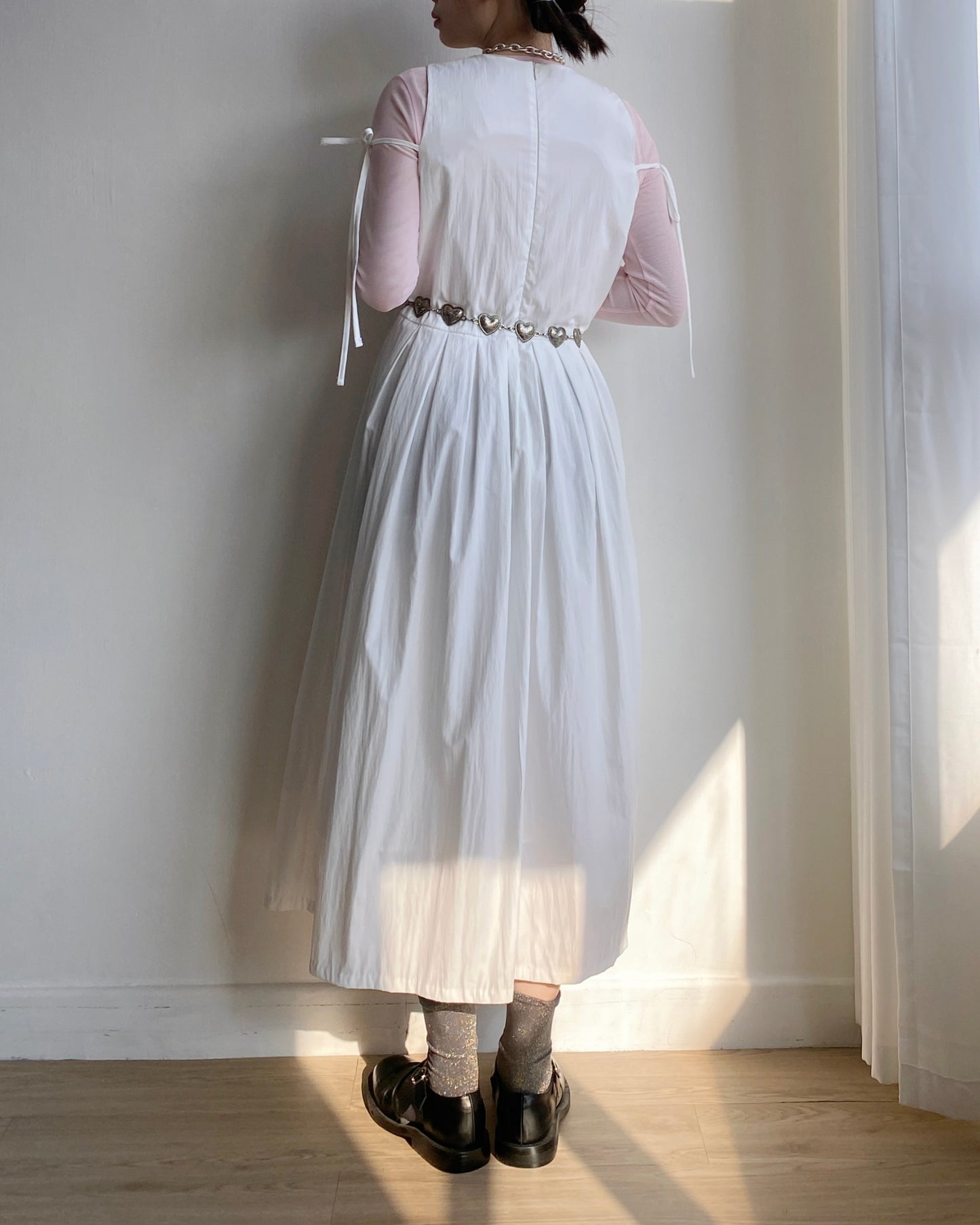 現貨 DS264 Pleated OPS - White | Black