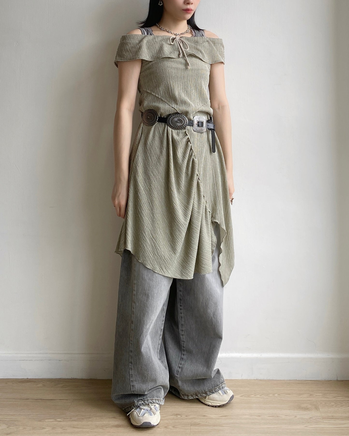 DS276 2way Shirring OPS - Olive | Charcoal