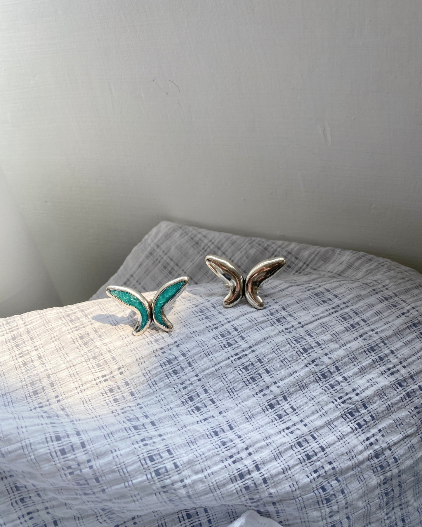 OA008 OtroAccesorio 🦋 Ring - Silver | Blue