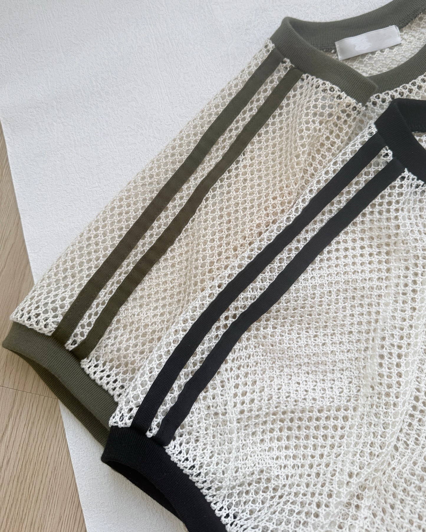 TP530 Track Mesh Short-sleeve TOP - Khaki | Black