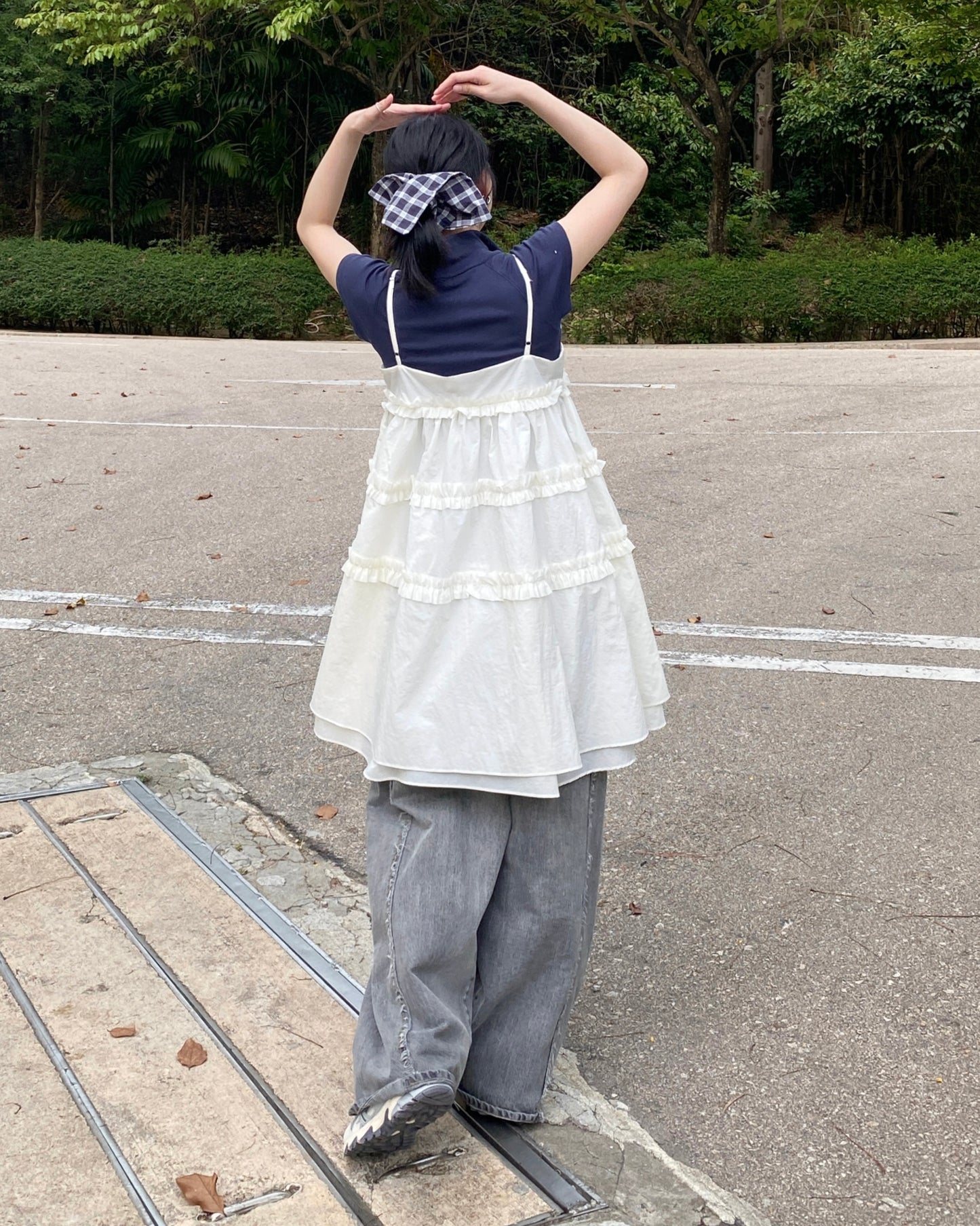 現貨 DS273 Balloon Frill OPS - Ivory | Black