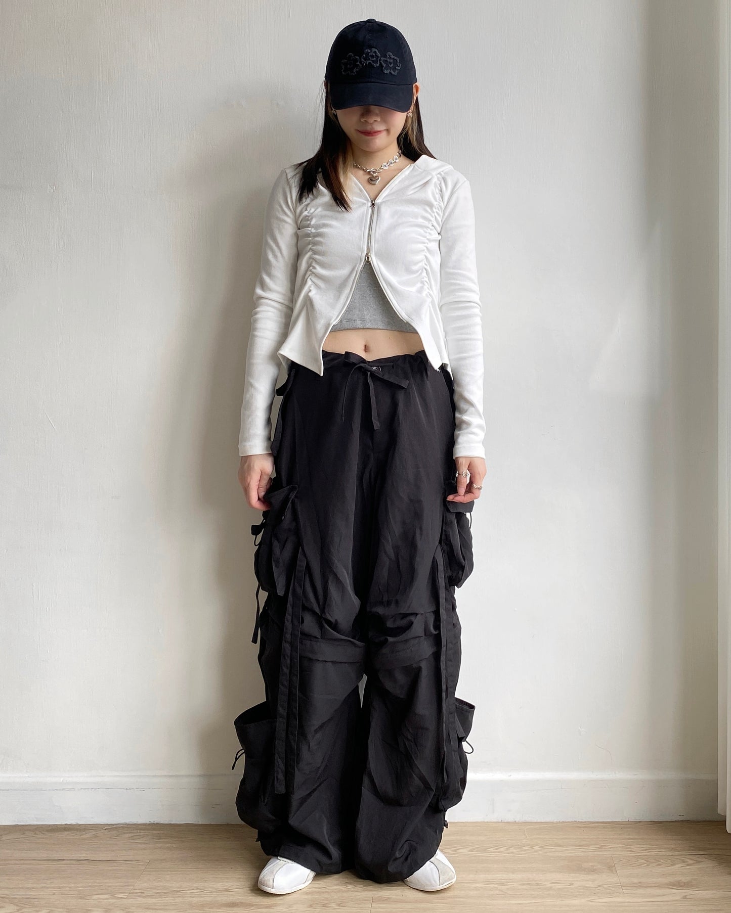 JK038 Casual Jacket - Gray | White | Black