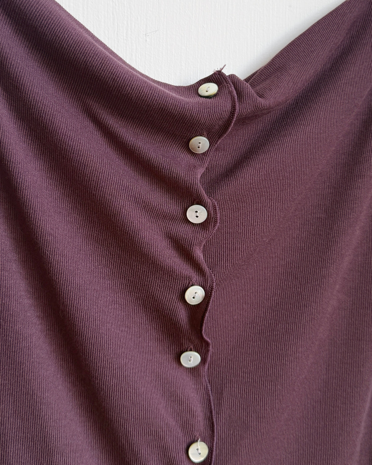 TP618 Button Cardigan - Red | Ivory | Plum | Charcoal | Black