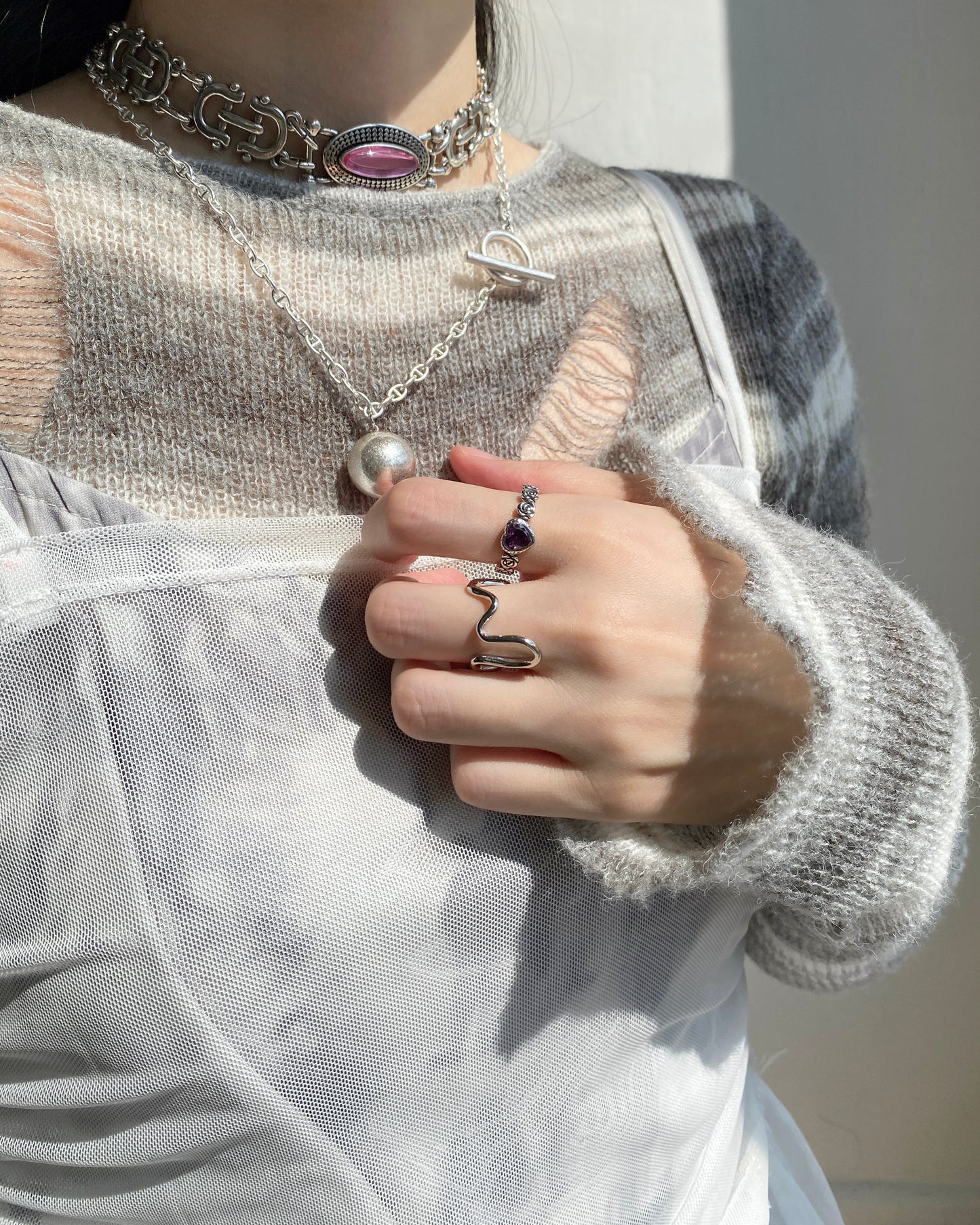 OA007 OtroAccesorio Necklace - Pink