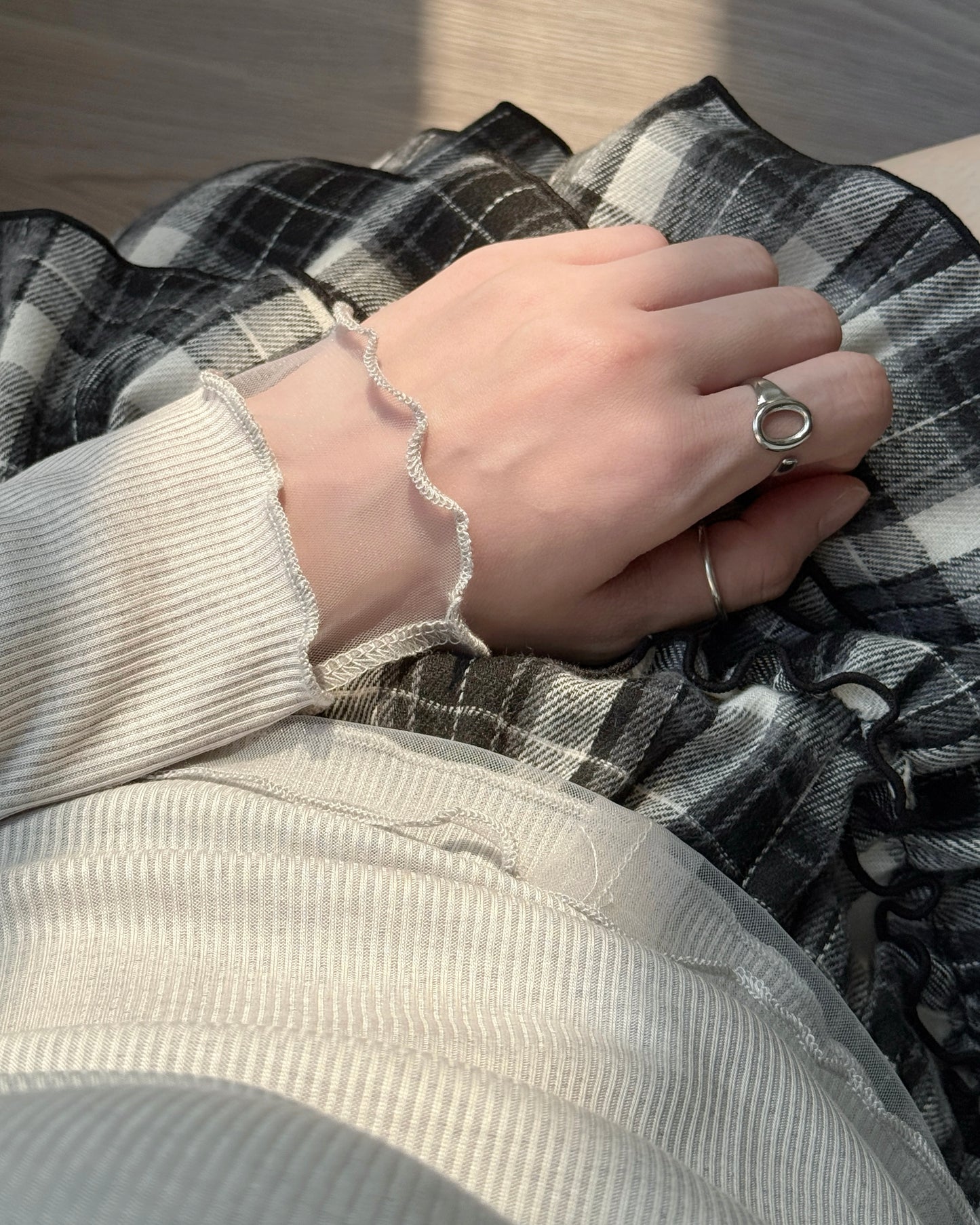 TP549 Twin Veil Set - Gray | Charcoal