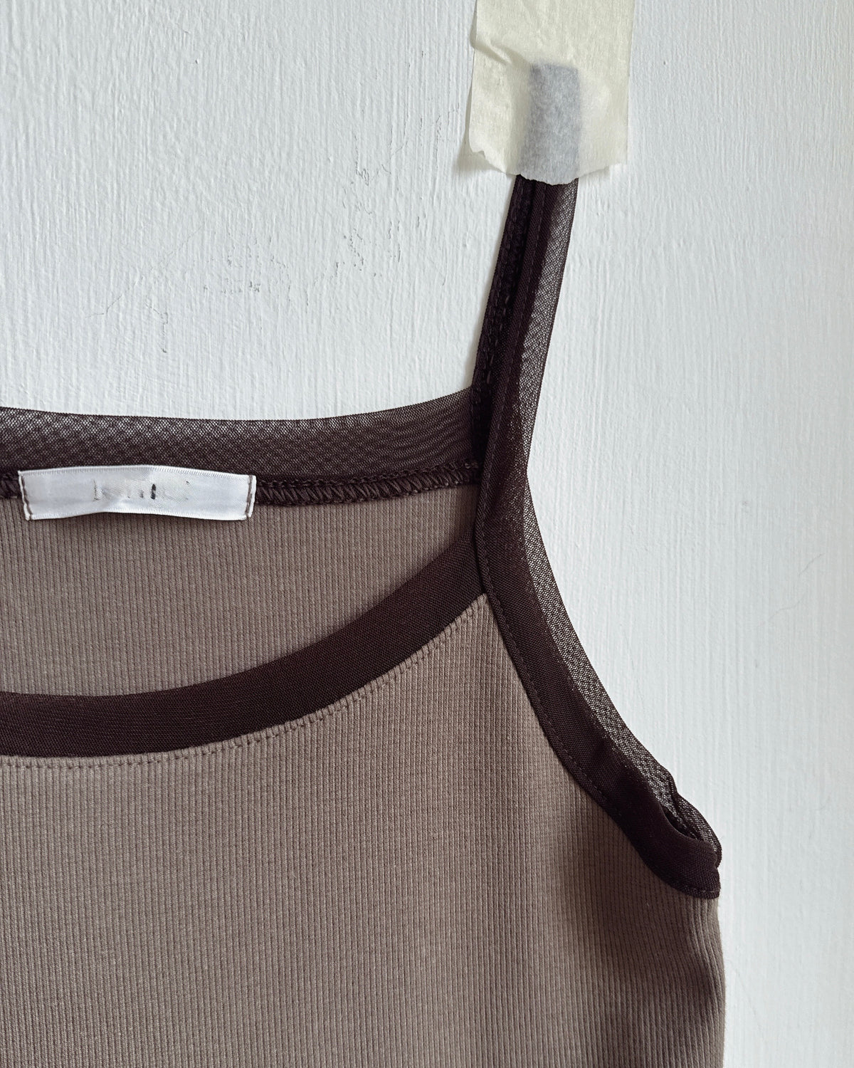 VT329 Layer Sleeveless - Brown | White | Black