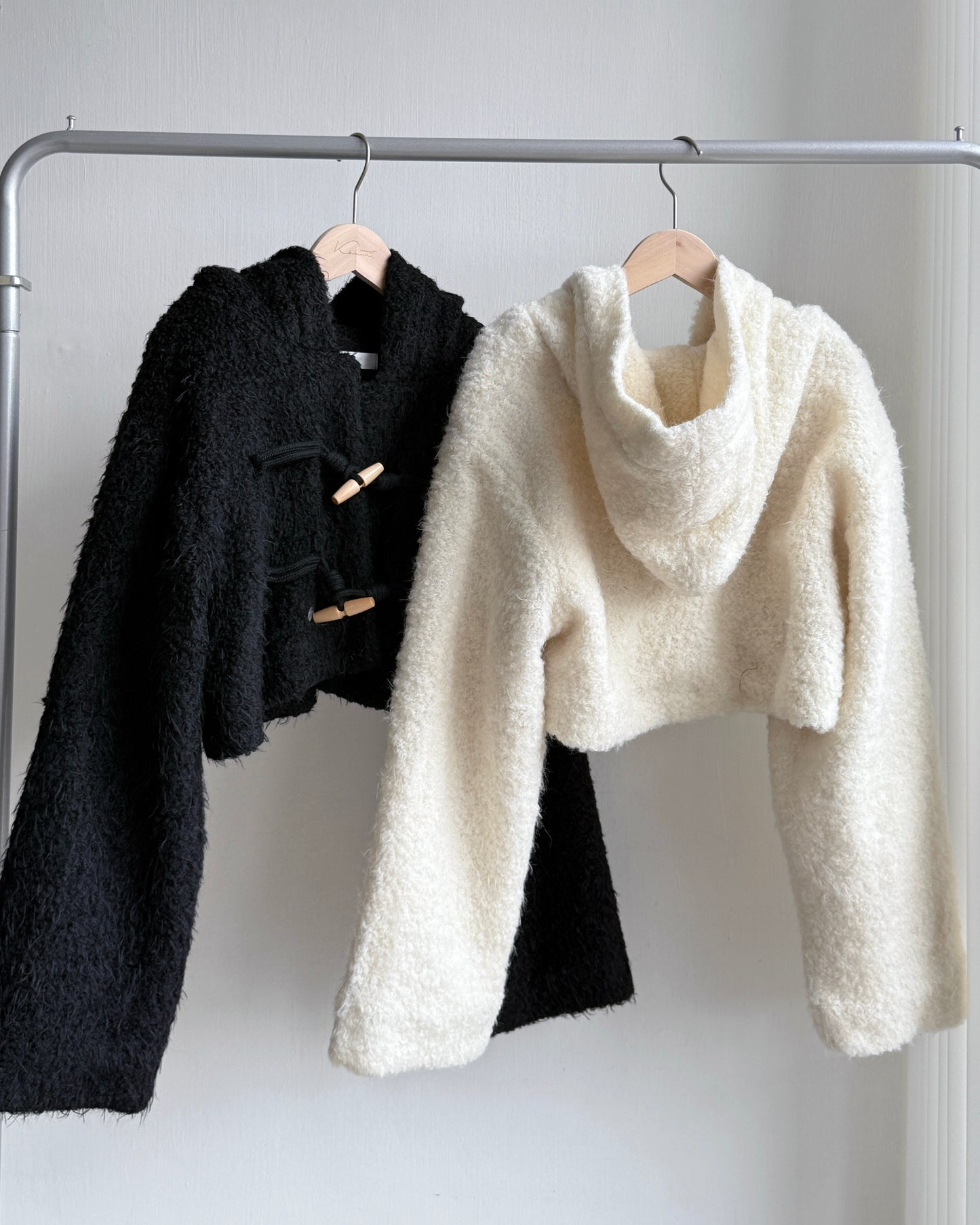 🐏 早鳥限定優惠 JK041 Eve Wool Jacket - Ivory | Black