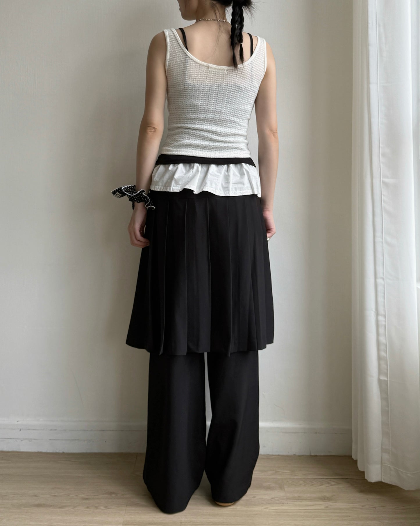 VT304 V-Neck Wrap Vest - Skyblue | Ivory | Black