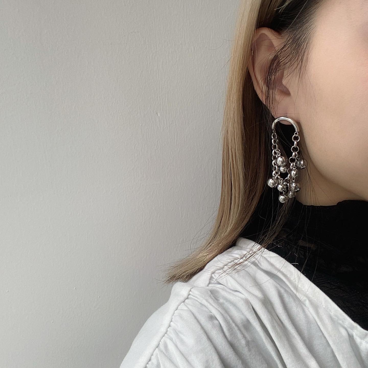 現貨 KM154 BallBall Earring - Sliver