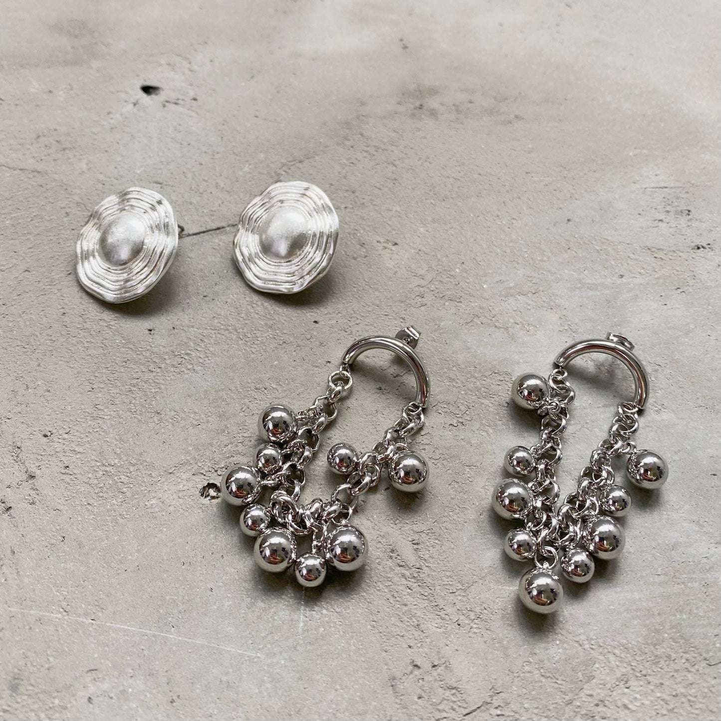 現貨 KM154 BallBall Earring - Sliver