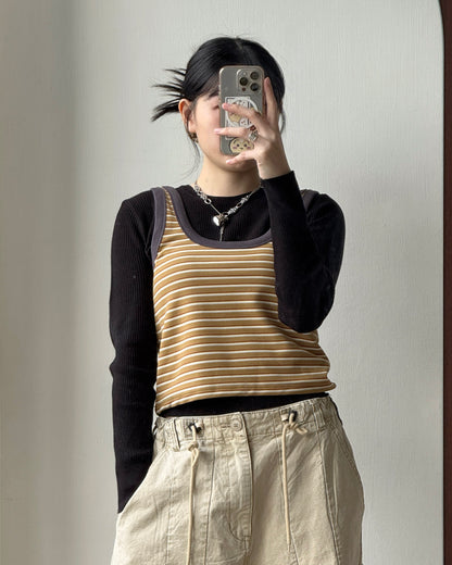 TP558 Ribbed Knit (Women) - Beige | Gray | Black