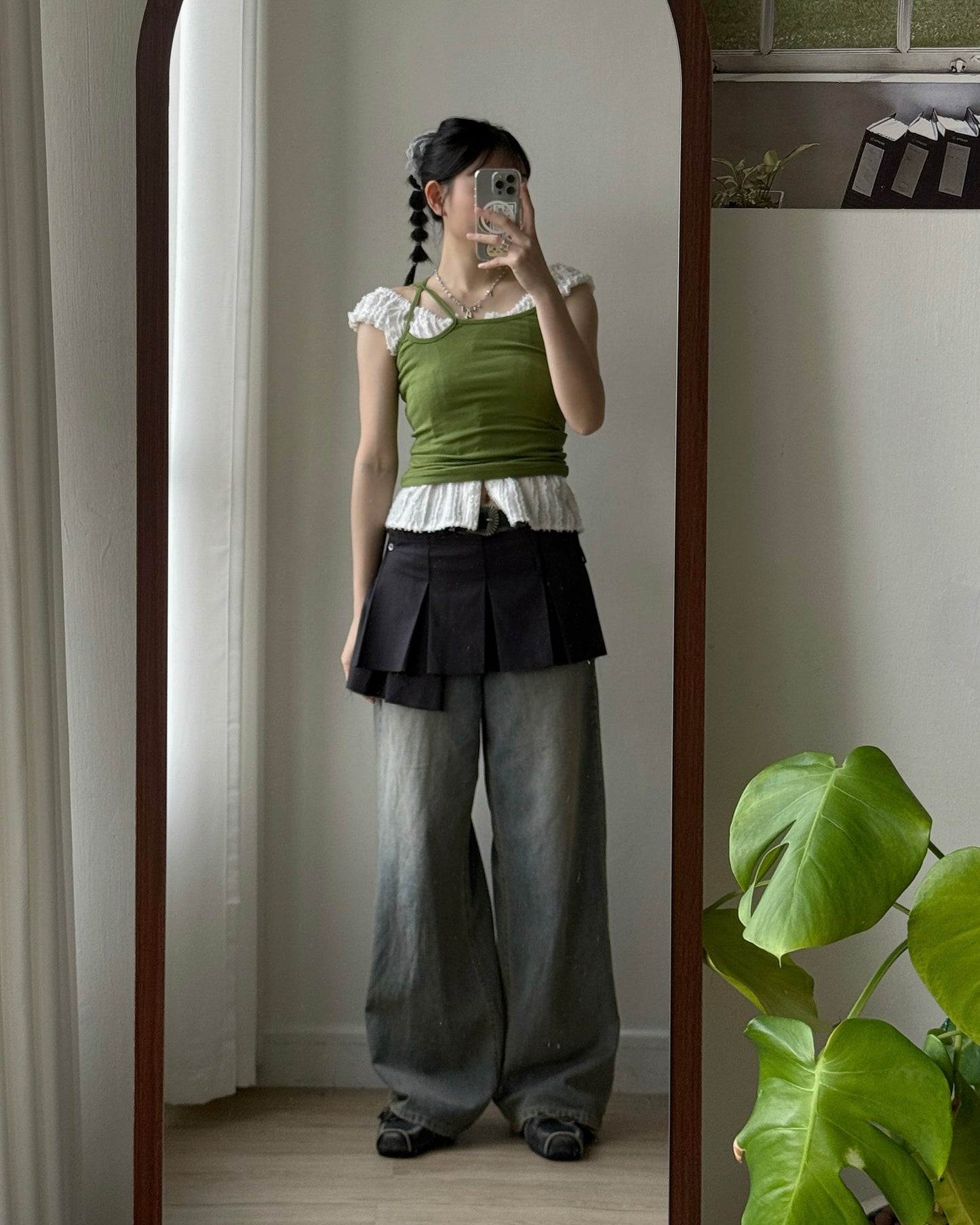VT287 Ribbed Vest - Green | White | Black