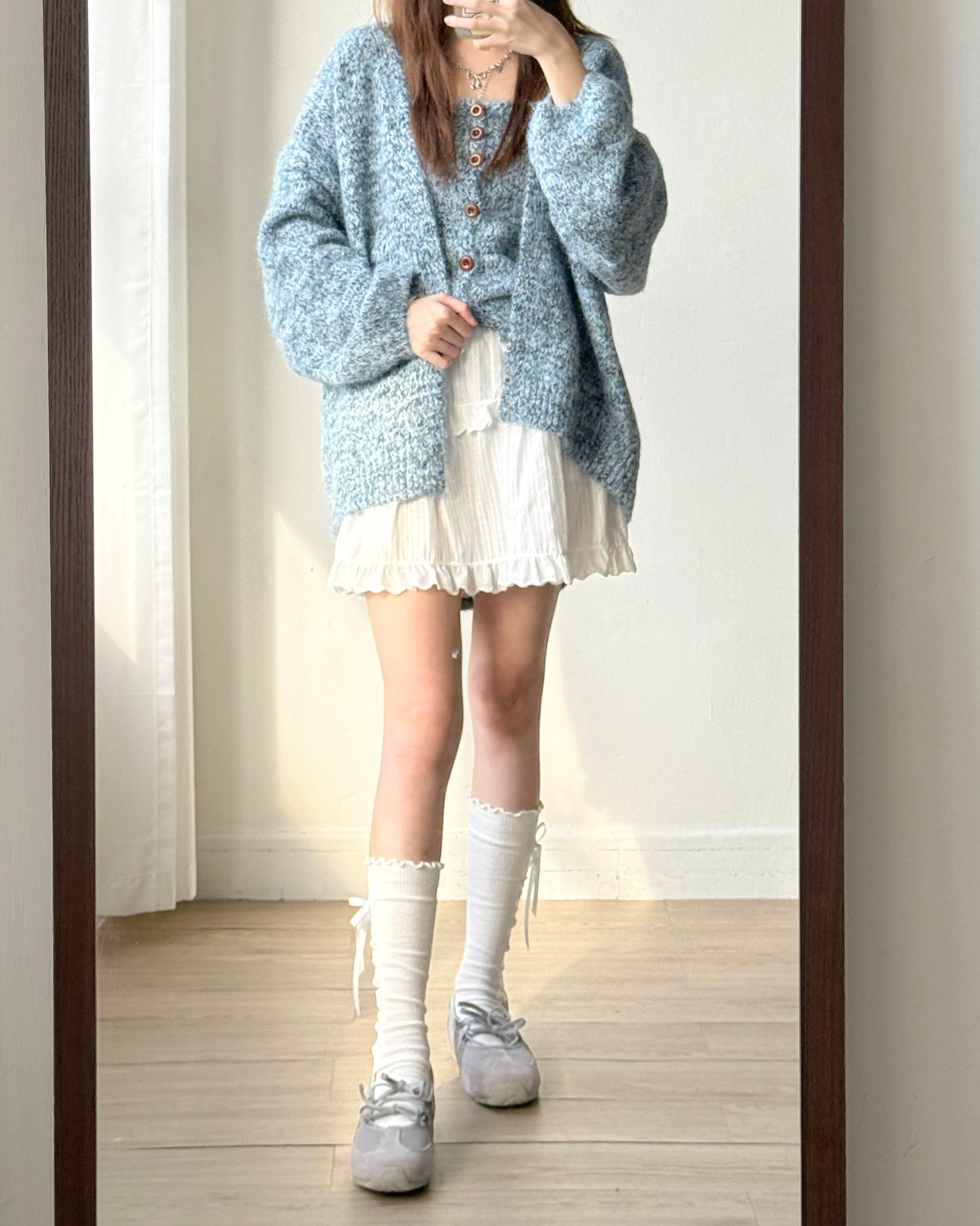 SK205 Tiered Skirt - White