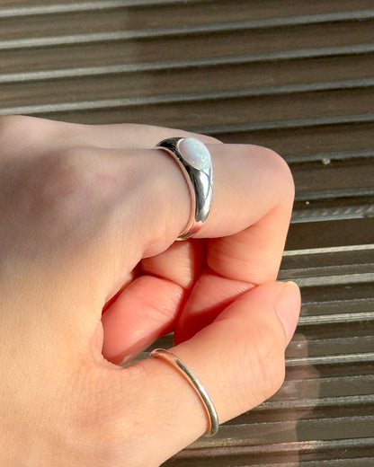 KA381 S925 Opal Ring