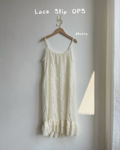 DS290 Lace Slip OPS - Ivory