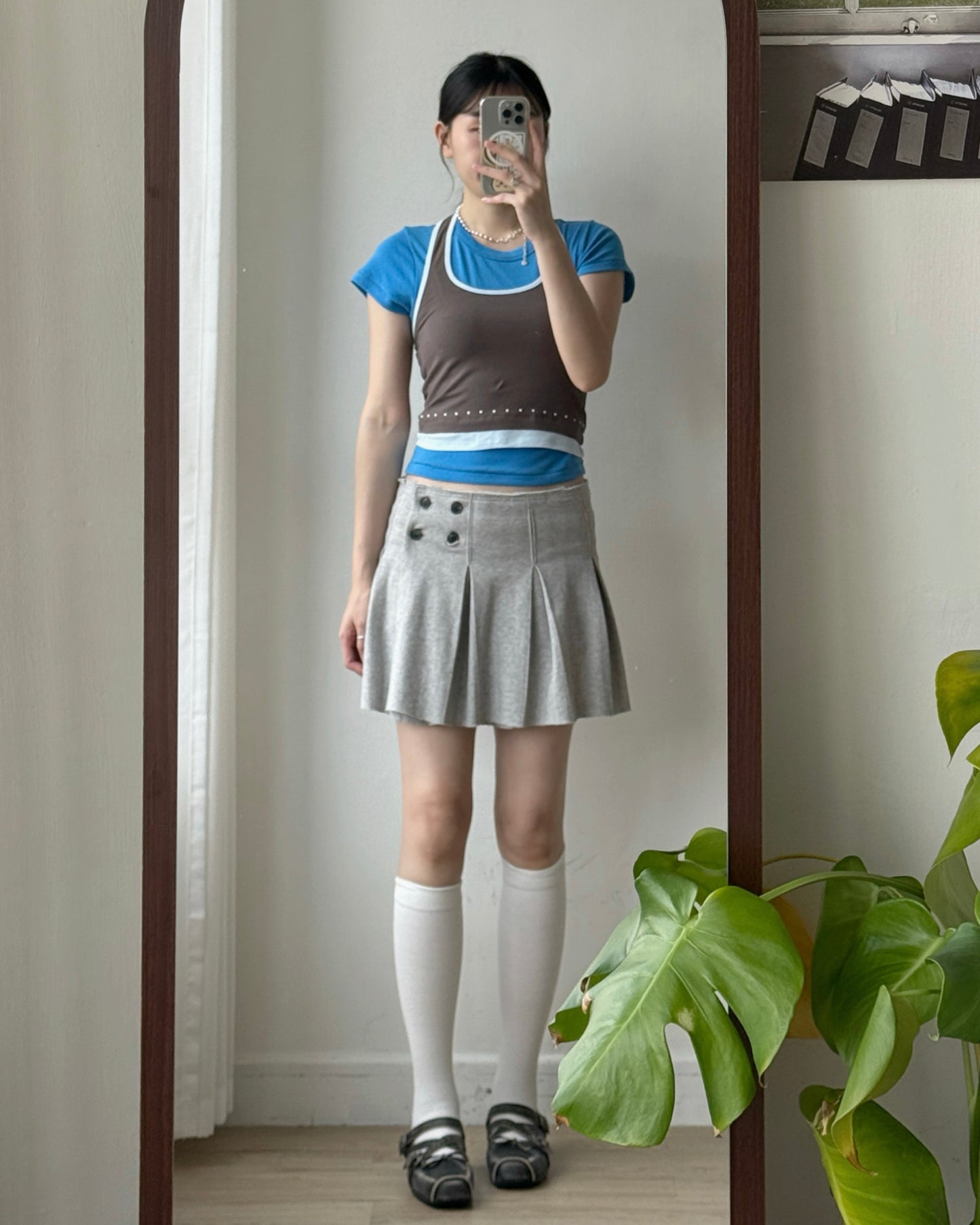 TP592 Basic TEE - White | Blue | Orange | Charcoal