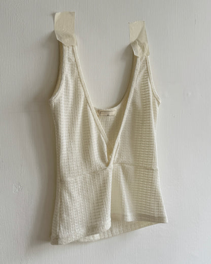 VT304 V-Neck Wrap Vest - Skyblue | Ivory | Black