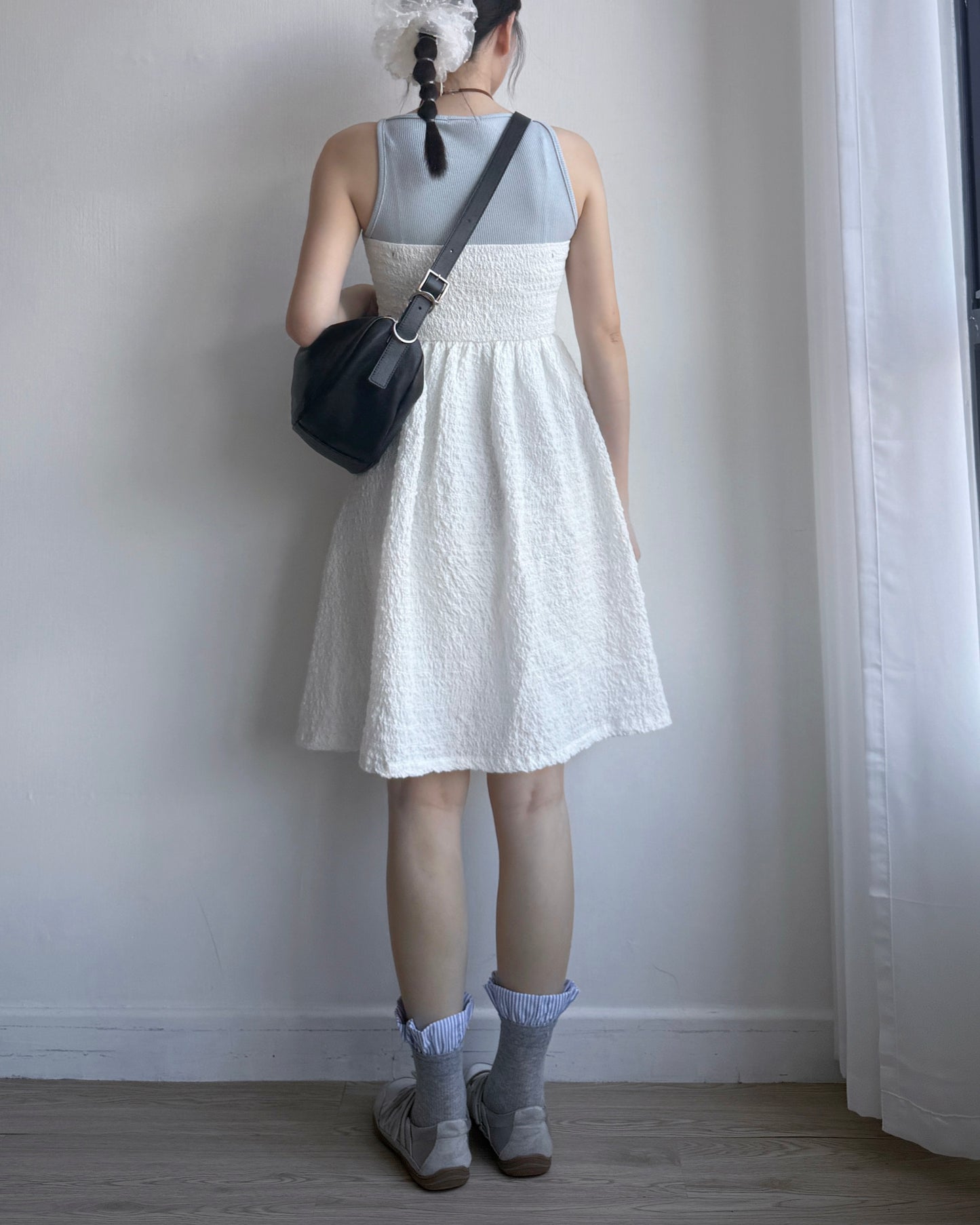 DS283 Wrinkle OPS - Light Blue | White