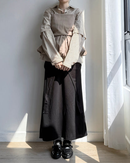 SK203 PePe Skirt - Charcoal | Black