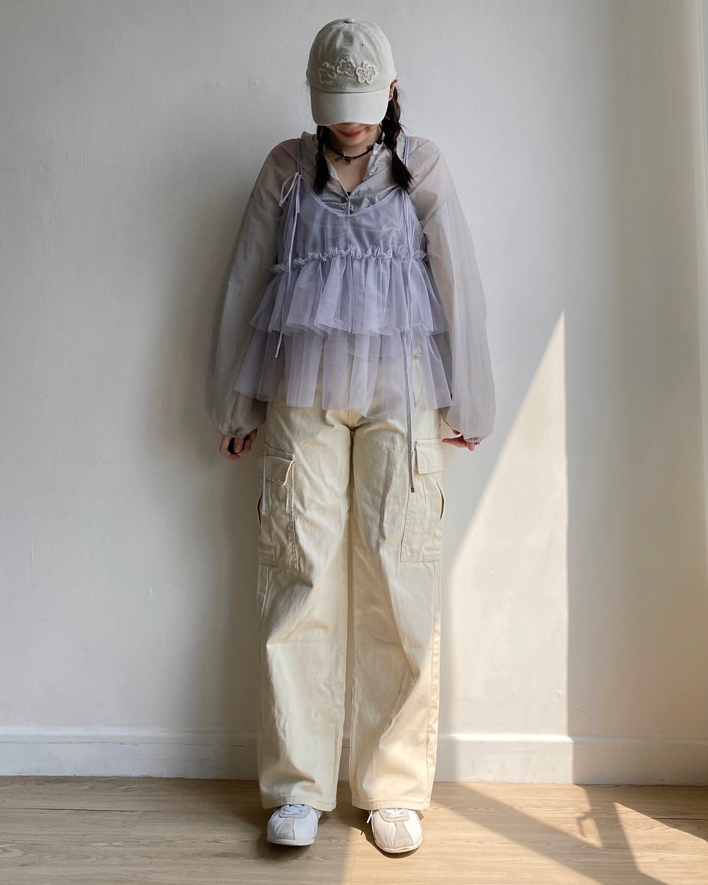 現貨 PT070 Cargo Pants - Ivory | Black
