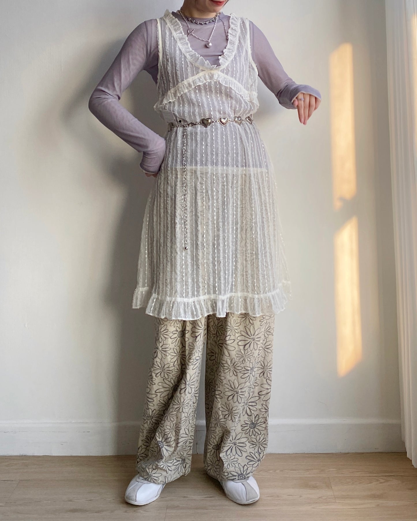 現貨 DS265 Lace Sheer OPS - Ivory