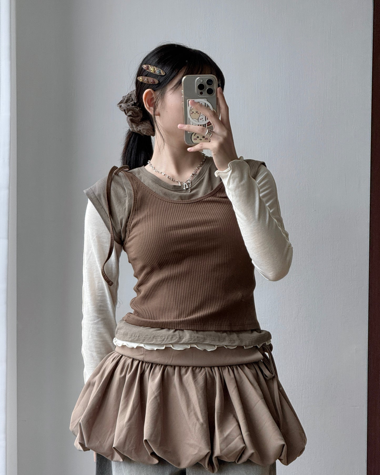 TP548 Basic TEE - Beige | Brown | Navy | Charcoal