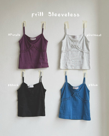 VT313 Frill Sleeveless - Gray | Blue | Purple | Black