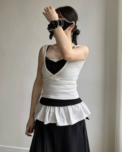 TP593 Bubble Tube Top - White | Black | Gray