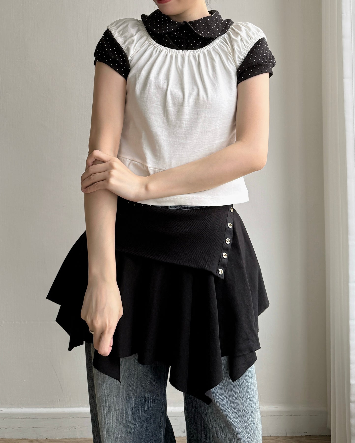 VT285 Flat Off Vest - White | Gray | Red