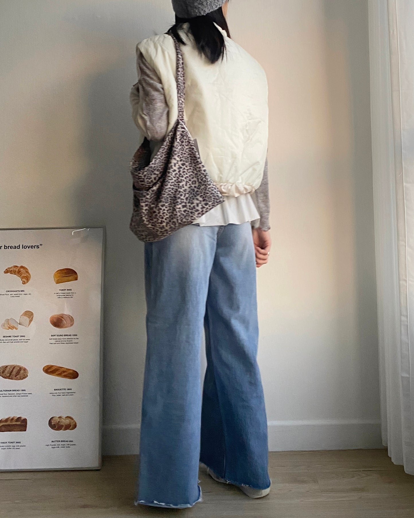 現貨 JN054 Wide Leg Jeans - Blue