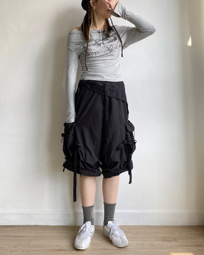 PT069 2way Pants - Beige | Black
