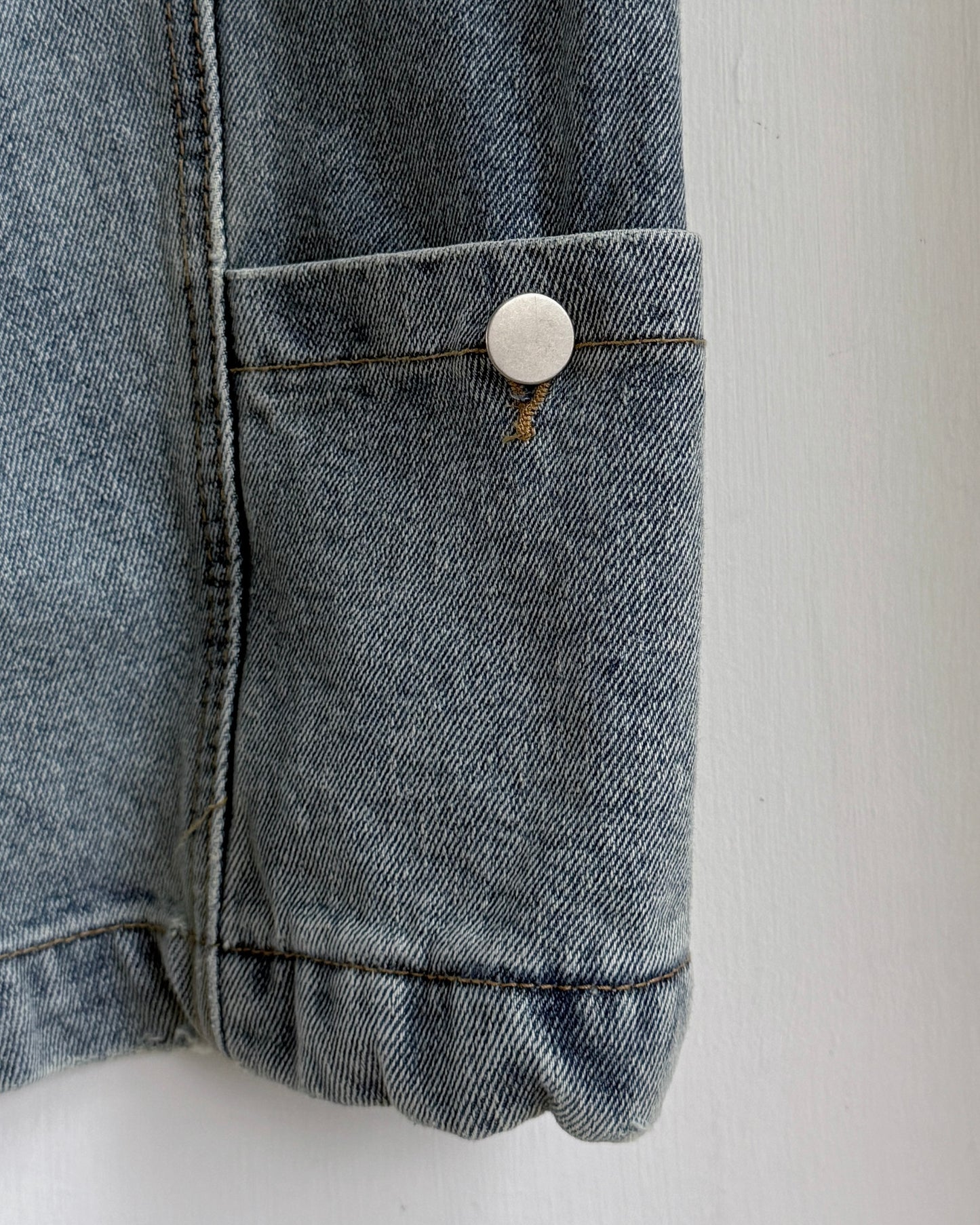 JN066 Button Wide Pants